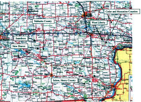 [Picture of Iowa map]